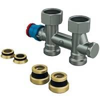 Узел нижнего подключения Giacomini R385TX013 прямой 3/4x3/4 R385TX013