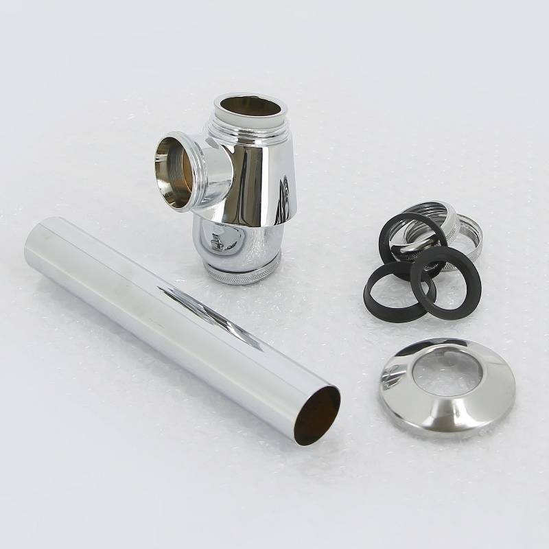 Сифон бутылочный для биде Viega 1 1/4 x 32 мм для смесителя с донным клапаном латунь хром 114619