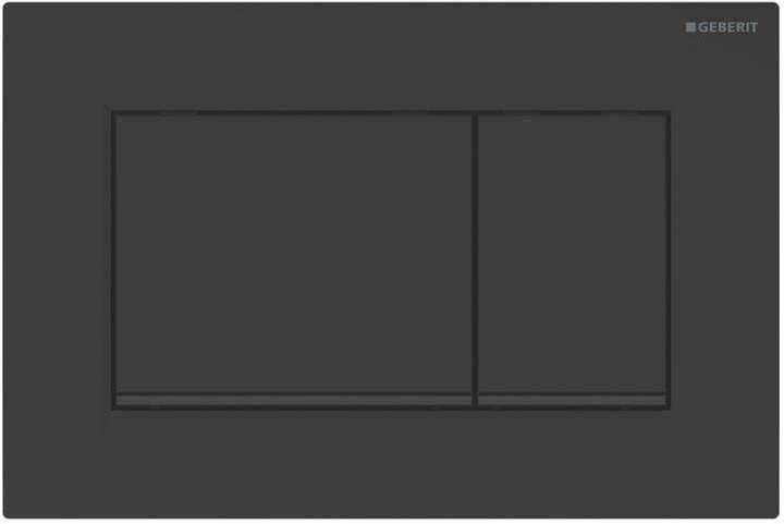 Клавиша смыва Geberit Sigma30 двойной смыв черный матовый 115.883.16.1