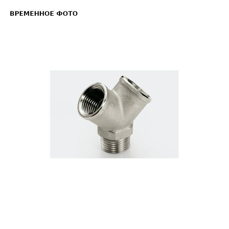 Тройник Y-образный Tiemme ВНВ 1/2 никелированный 1500258