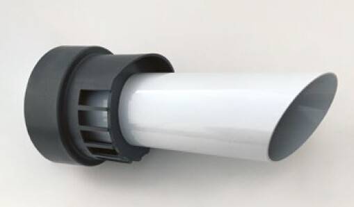 Наконечник горизонтальный Royal Thermo антилед Ø60/100 мм TR0011