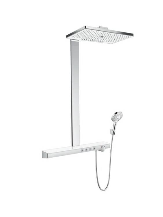 Душевая стойка Hansgrohe Rainmaker Select 460 3jet белый/хром 27106400