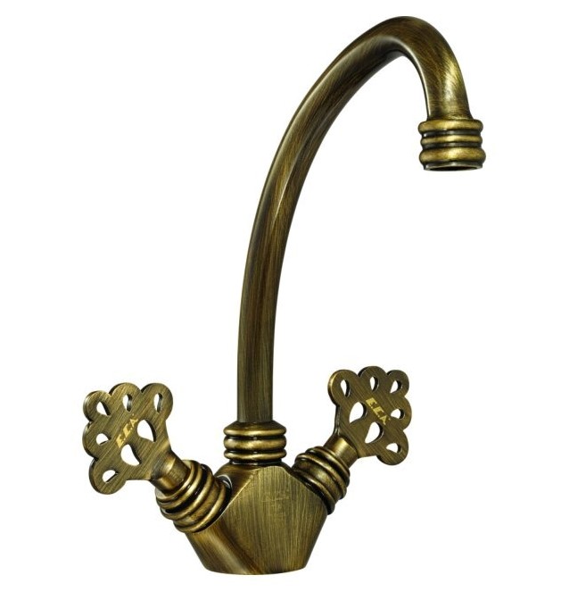 Смеситель для кухни TRES OTTOMAN 191 антик лак 102208003EX