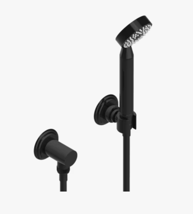 Душевой набор THG Pétale de Cristal red crystal цвет Black ceram U6CD3052