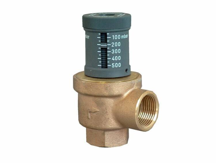 Клапан перепускной Oventrop Hydromat PV DN 20 3/4 ВВ 0.05-0.5 бар 1085206