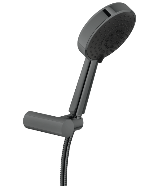 Душевой набор Nobili AD146/48FLP черный глянцевый