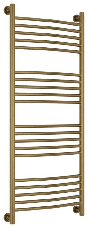 Полотенцесушитель водяной Сунержа Богема выгнутая 1200x500 мм состаренная бронза 05-0221-1250