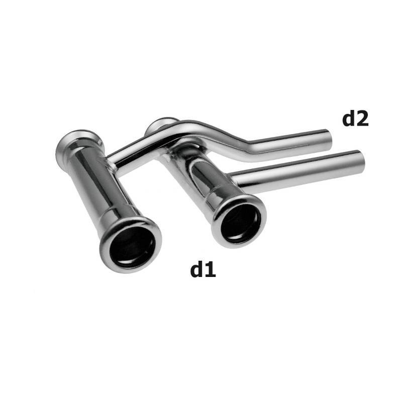 Тройник обводной пресс KAN-therm Steel оцинкованная сталь 22х15 мм 620688.2