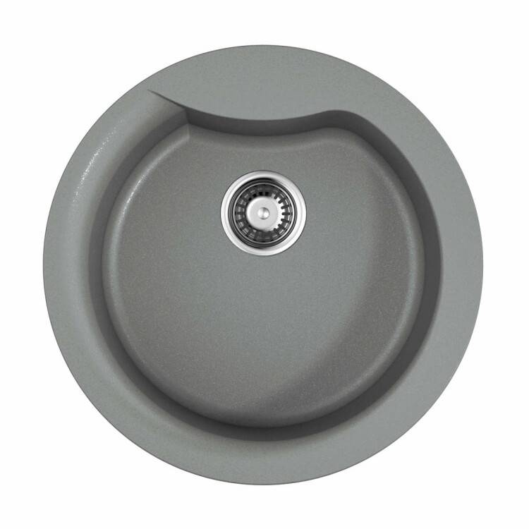 Кухонная мойка OMOIKIRI Yasugata 50 485x485 мм leningrad grey 1 отверстие 4993547