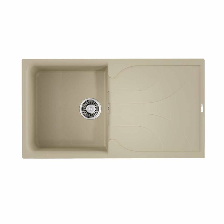 Кухонная мойка OMOIKIRI Yasugata 100-2 1000x500 мм ваниль 2 отверстия 4993845