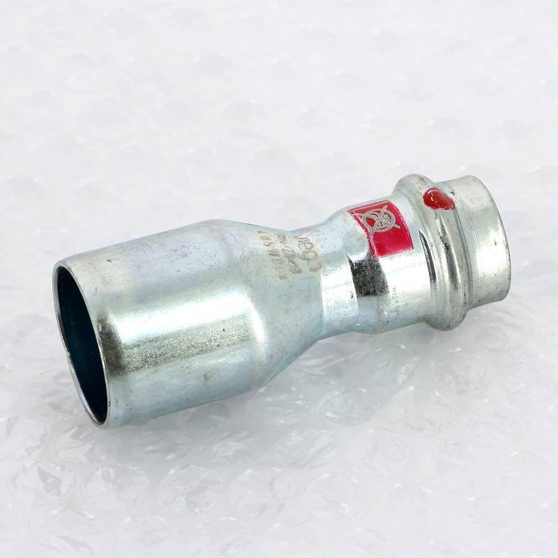 Муфта-вставка пресс из оцинкованной стали Viega Prestabo 28х18 мм 558536