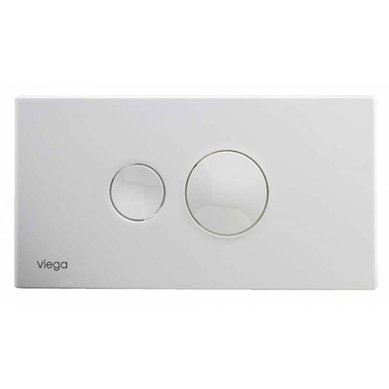 Кнопка смыва Viega Visign for Style 10 пластик белая 596316