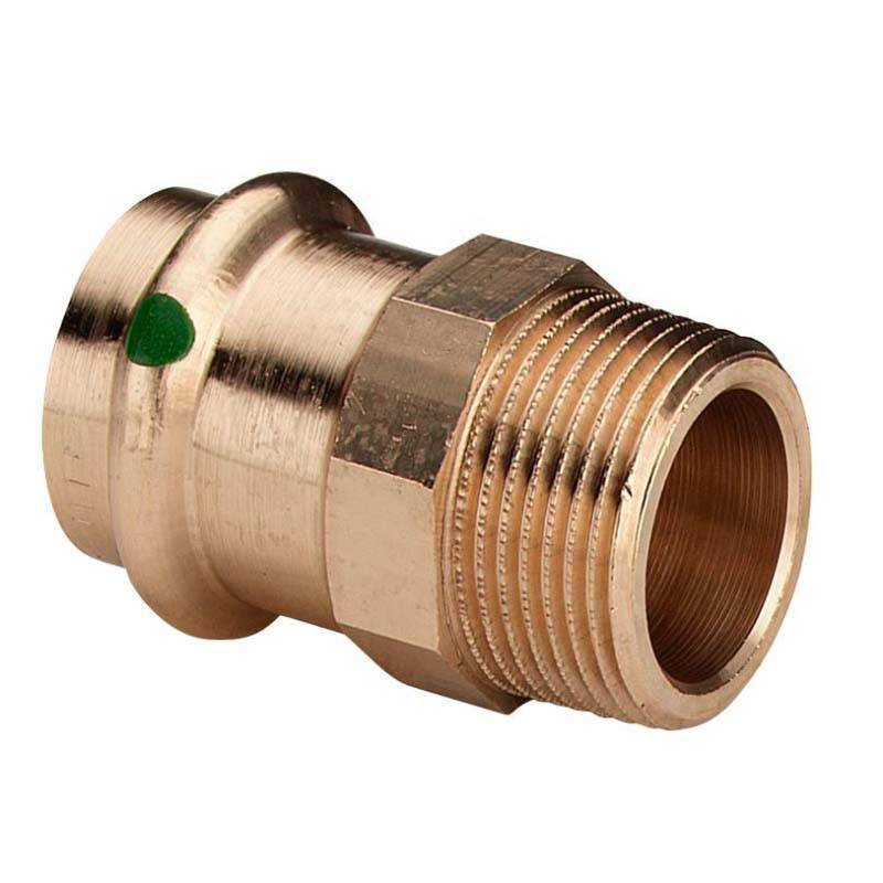 Муфта переходная пресс-Н Viega Sanpress бронза 54x2 195267