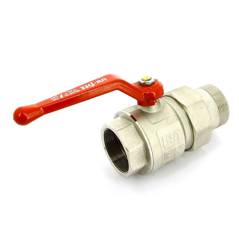 Кран шаровой полнопроходной Uni-Fitt Etalon рычаг с разъемным соединением 2 НВ 113L7000