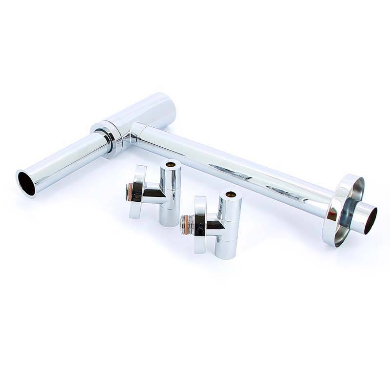 Сифон бутылочный Viega Eleganta 1 1 1/4 x 32 мм с горизонтальным отводом хром 492489