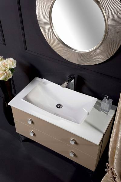 Зеркало круглое подвесное Boheme NeoArt 82х5х82 см серебро 528-SL light