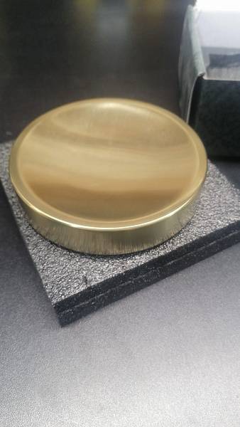 Мыльница Boheme 10963-MG настольная круглая матовое золото 10963-MG