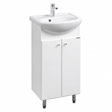 Комплект Акватон МИРА Н 45 тумба-умывальник 1A104401MR010 и раковина Азов-45 1WH112449 1A1044K1MR010