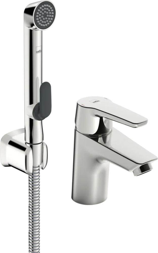 Смеситель для раковины Oras Saga с гигиеническим душем 3912F
