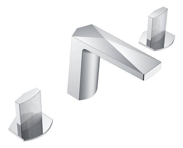 Смеситель для раковины Boheme Venturo врезной на 3 отверстия Touch хром глянцевый 150-CR-TOUCH