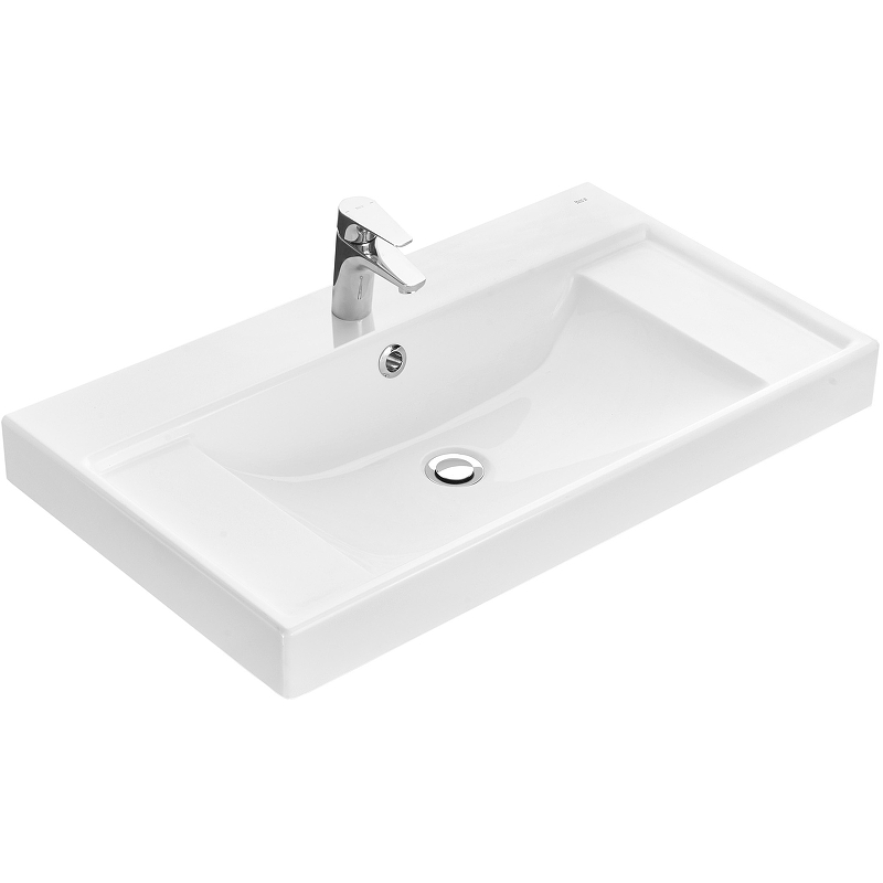 Раковина мебельная Roca Ona 800х460х132 мм Fineceramic белая ZRU9307562