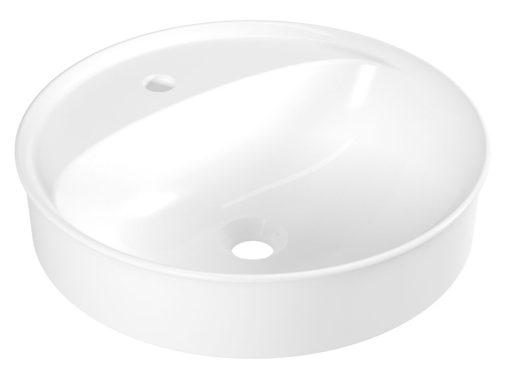 Раковина накладная Serel Minimal круглая 46х46 см 2058TXS110H