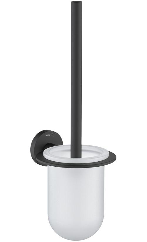 Ершик для унитаза Aquanet Оберон матовый черный AQ4210MB