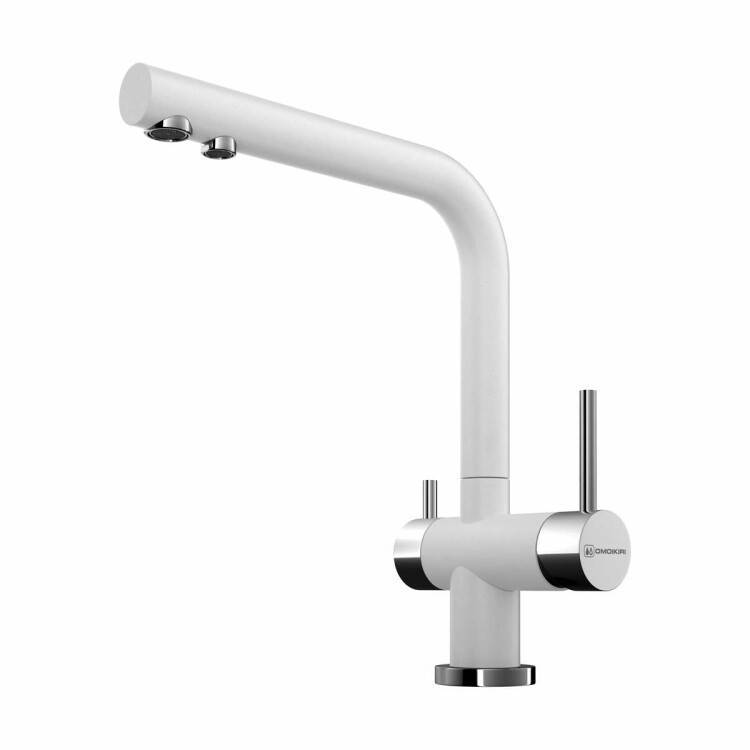 Смеситель для кухни OMOIKIRI Nagano белый 4994054