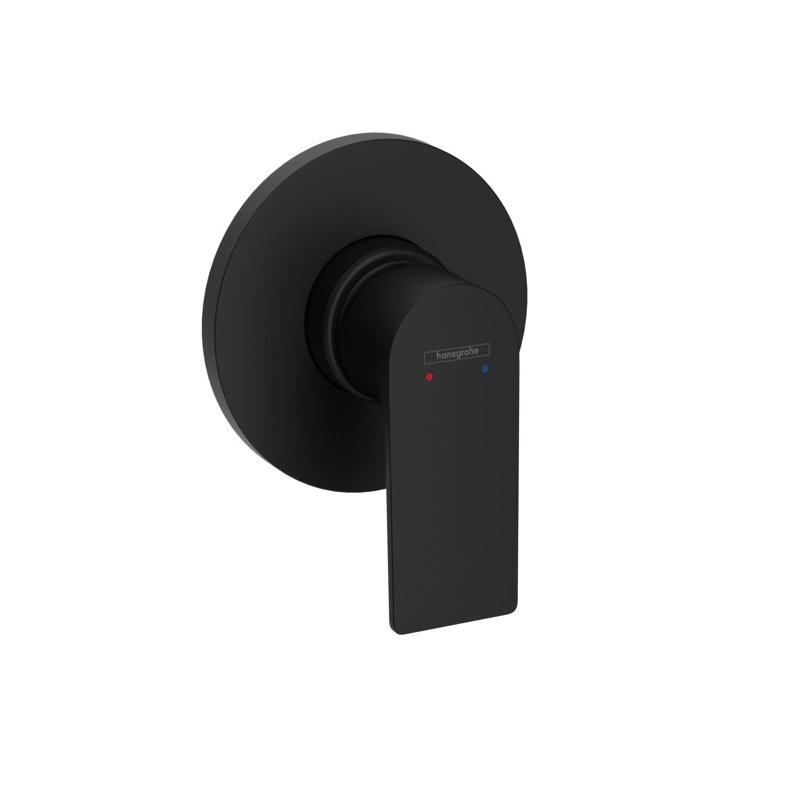 Смеситель для душа hansgrohe Rebris E скрытого монтажа комплект матовый черный 72659670S