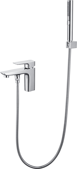 Смеситель врезной на борт ванны Aquatek Вега на 1 отверстие хром AQ1044CR