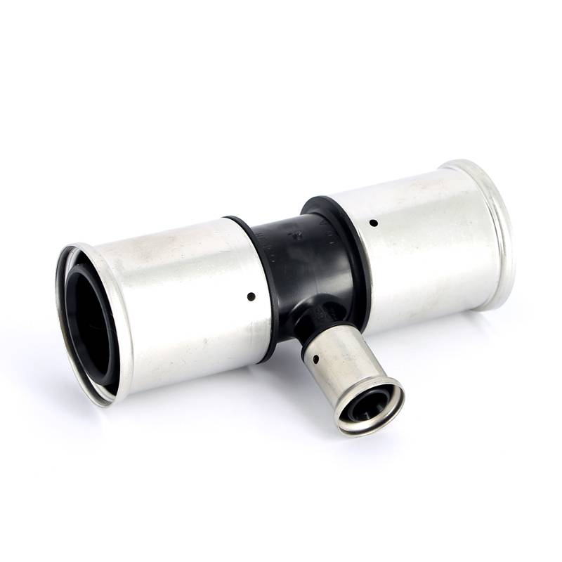 Тройник пресс PVDF Henco 50х20х50 мм 10PK-502050