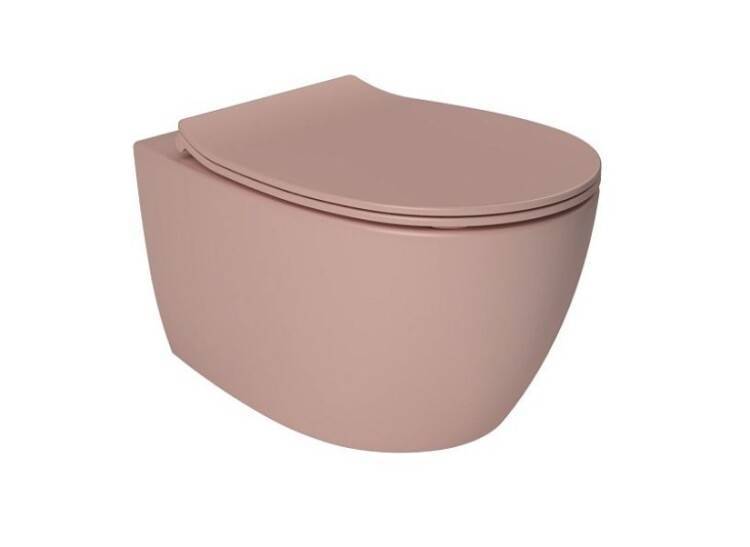 Унитаз подвесной ISVEA Sentimenti Neo 363х510х400 мм лососевый матовый 10AR02010SV2S