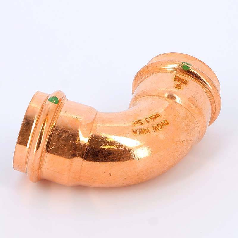 Угол 90° пресс медный Viega Profipress 35 мм 291532