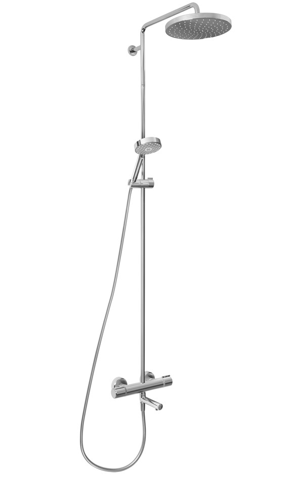 Душевая колонна термостатическая Jacob Delafon Atom со смесителем для ванны E26237-CP