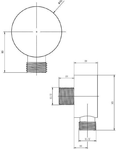 Шланговое подключение Allen Brau Priority 5х4.6х6.5 см черный 5.31A15-31