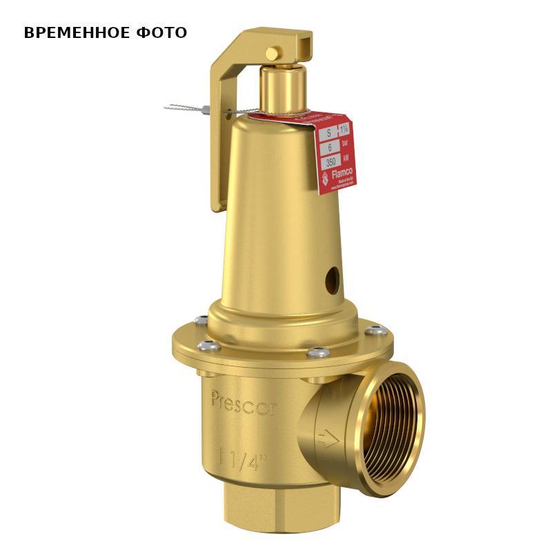 Предохранительный клапан Flamco Prescor S 1700 2x2 1/2 ВВ 8 бар 29250