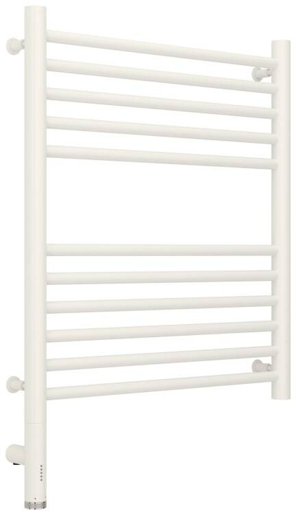 Полотенцесушитель электрический Сунержа Богема 3.0 600x500 мм МЭМ нижнее слева белый матовый 30-5804-6050