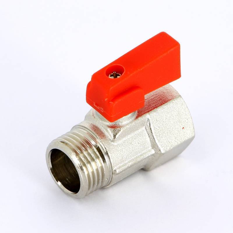 Кран шаровой мини Uni-Fitt НВ 1/2 ручка-флажок 121N2000