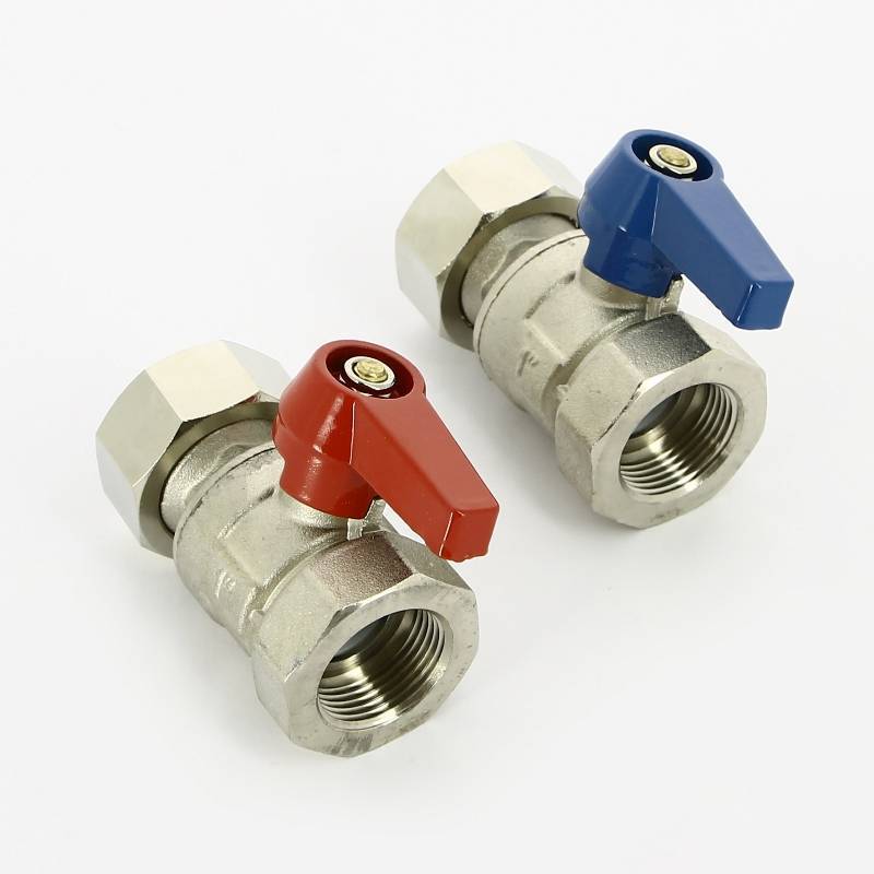 Комплект кранов шаровых UNI-FITT 1x3/4 дюйма с накидной гайкой 117KIT34