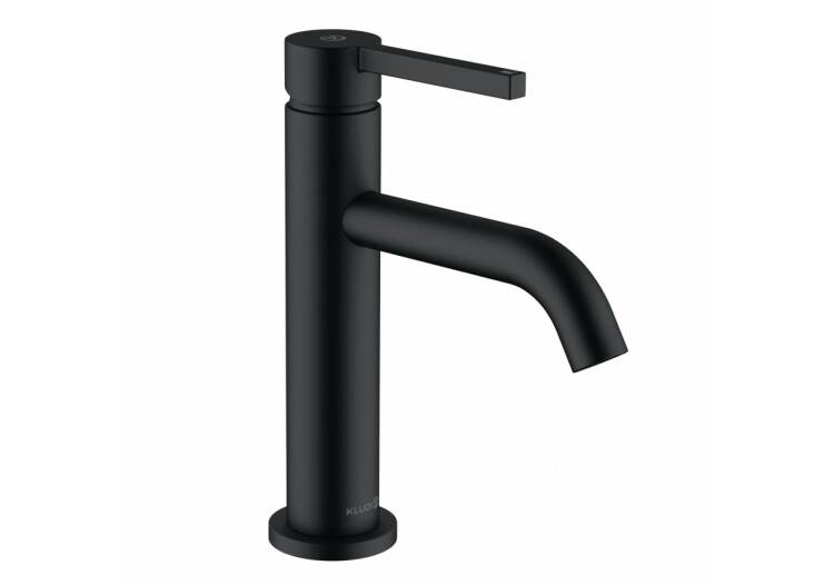 Смеситель для раковины Kludi Nova Fonte Pura XL однорычажный черный матовый 202883915