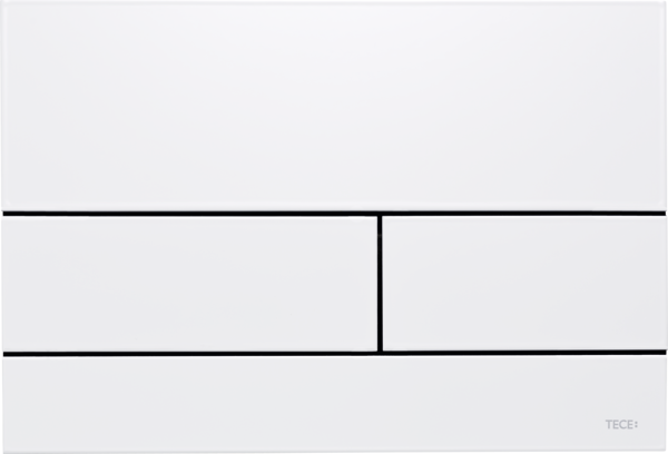 Панель смыва для унитаза TECE TECEsquare металлическая белый глянцевый 9240832
