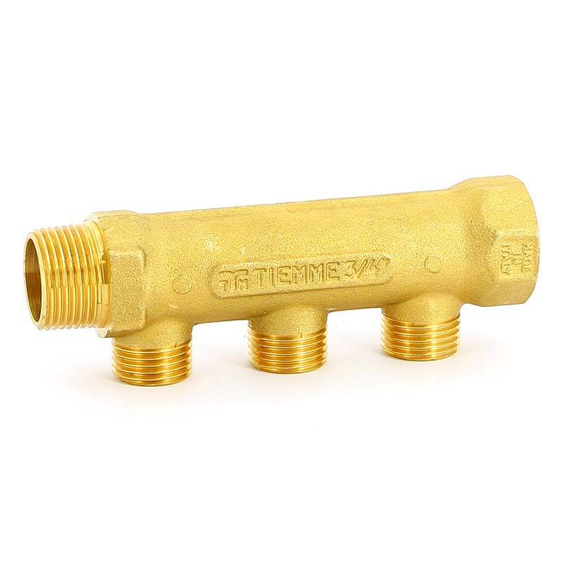 Коллектор TIEMME 3/4 НВ 3 выхода 1/2 Н 36 мм 1910002