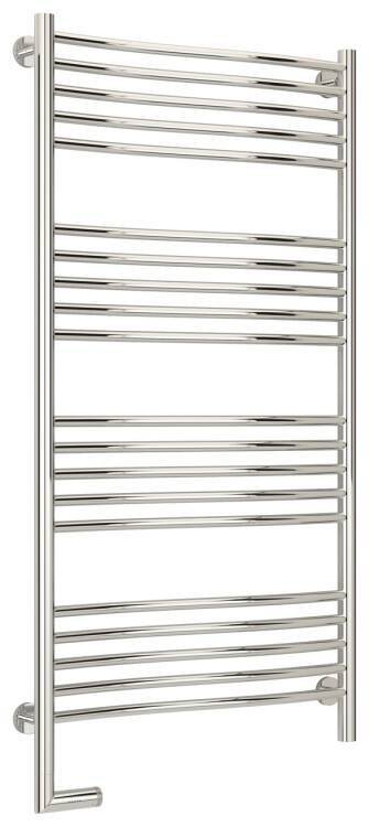 Полотенцесушитель электрический Сунержа Флюид 2.0 1000x600 мм слева полированная сталь 00-5220-1260