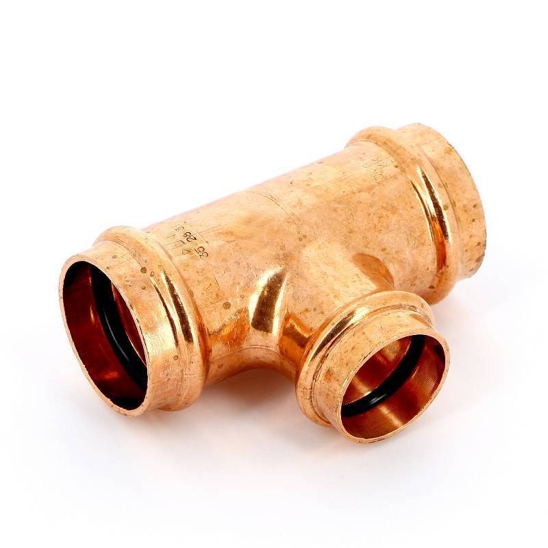 Тройник пресс IBP B Press 35х28х35 мм медь P5130 03528035