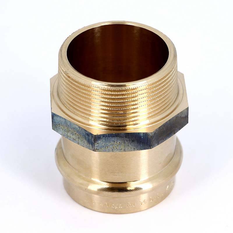 Муфта переходная пресс-Н Viega Sanpress бронза 54x2 195267