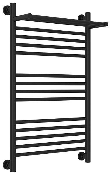 Полотенцесушитель водяной Сунержа Богема+ с 1 полкой 500x800 мм матовый черный 31-0223-8050