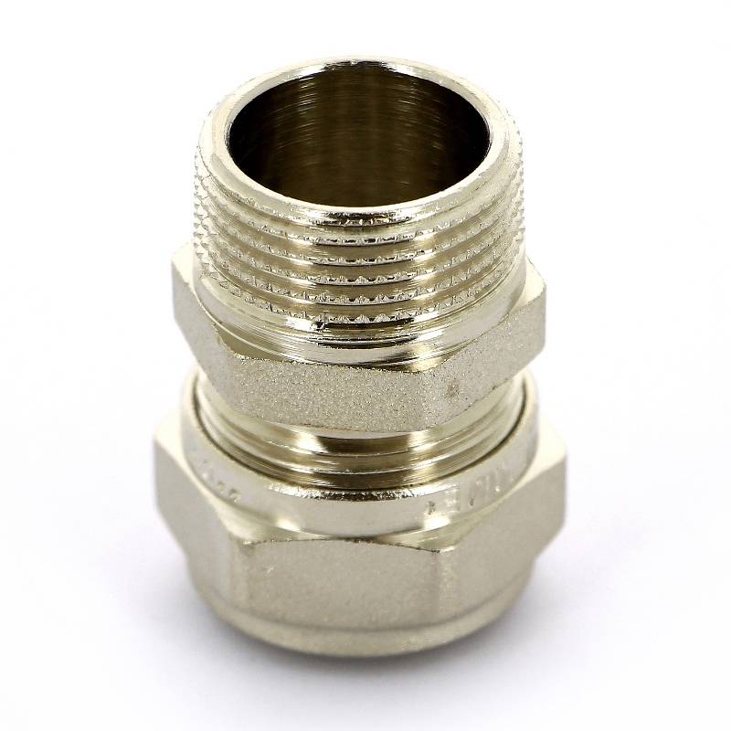 Муфта обжимная Tiemme никелированная 20х1/2 НР 1600007