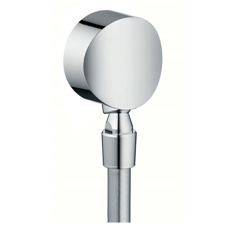 Шланговое подсоединение Hansgrohe FixFit S с клапаном и шарниром хром 27506000