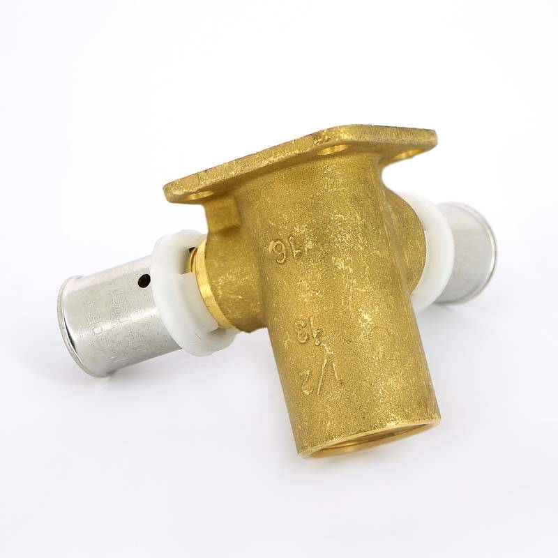 Водорозетка пресс-В проходная Uni-Fitt 16x1/2x16 711G6260