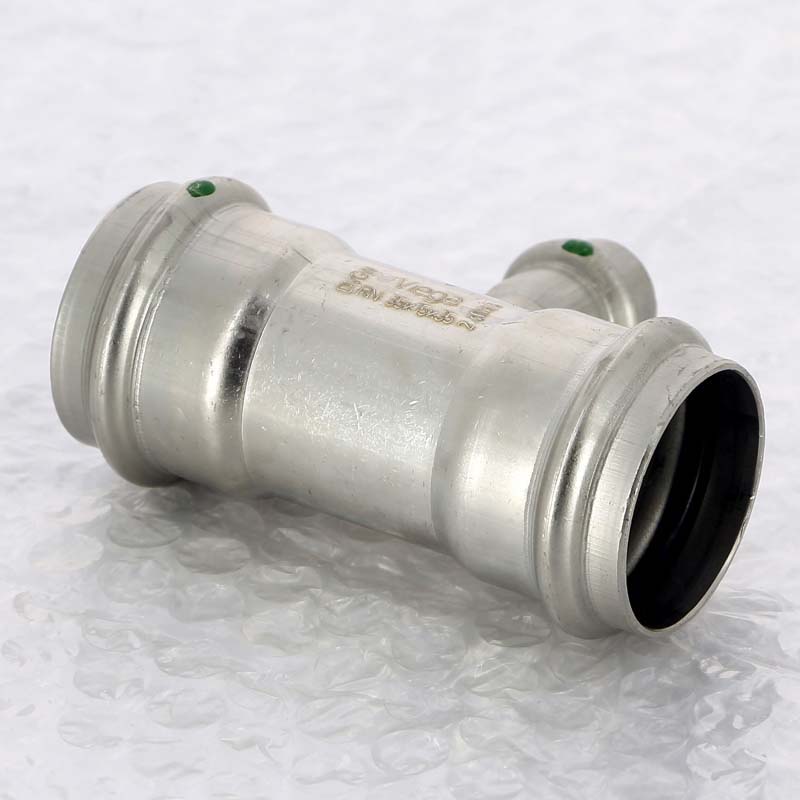 Тройник пресс Viega Sanpress Inox 35x15x35 мм нержавеющая сталь 435981